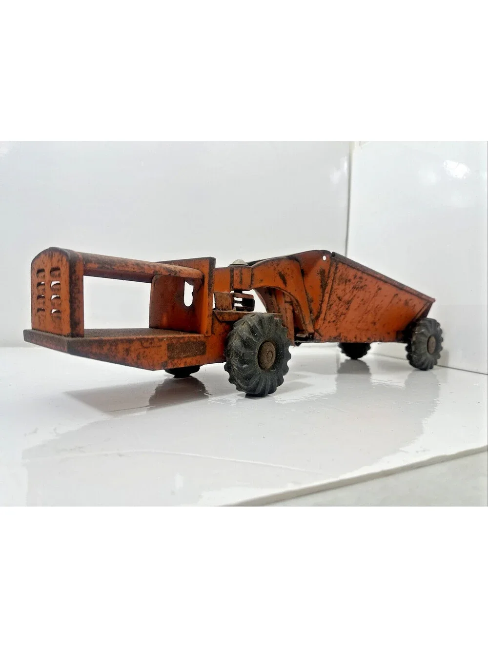 Vintage 1950s Structo Turnarocker Bottom Dump Earth Mover Pressed Steel Toy